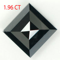 1.96 Ct Natural Loose Diamond, Kite Cut Diamond, Black Color Diamond, Rose Cut Diamond, Rustic Diamond, Real Diamond KDL9571