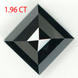 1.96 Ct Natural Loose Diamond, Kite Cut Diamond, Black Color Diamond, Rose Cut Diamond, Rustic Diamond, Real Diamond KDL9571