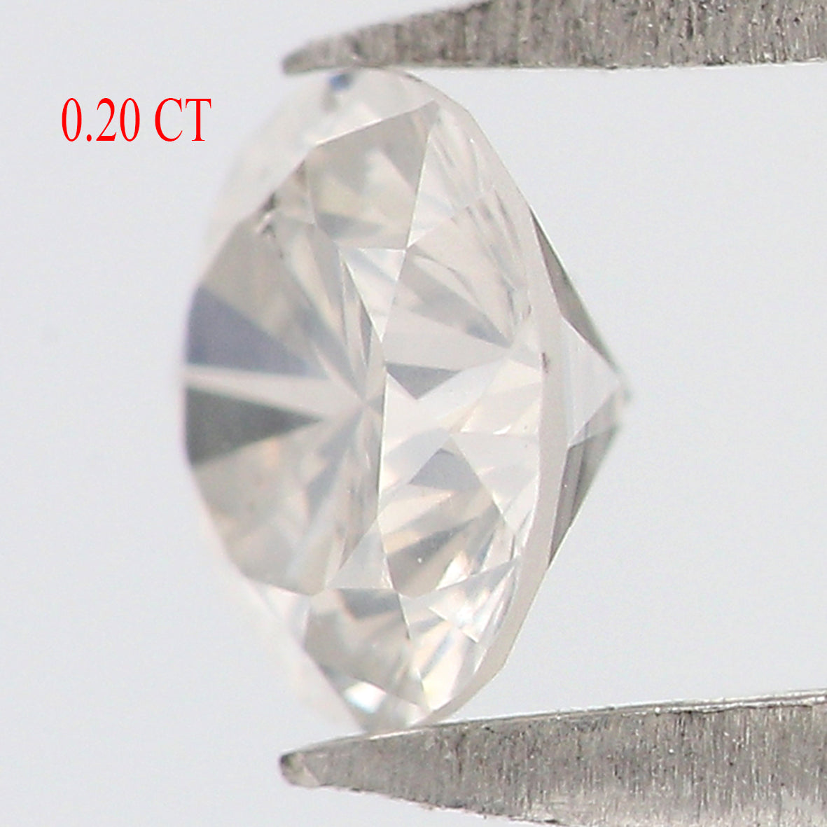Natural Loose Round Brilliant Cut Diamond White Color 0.20 CT 3.70 MM Round Shape Brilliant Cut Diamond KR2487