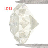 Natural Loose Round Milky Grey Color Diamond 1.05 CT 6.20 MM Round Shape Brilliant Cut Diamond L5880