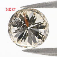 Natural Loose Round Brilliant Cut Diamond White - I Color 0.82 CT 5.81 MM Round Shape Brilliant Cut Diamond L2675