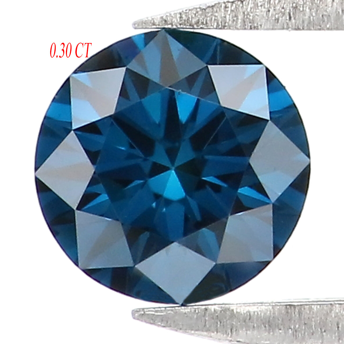 0.30 CT Natural Loose Round Shape Diamond Blue Color Round Cut Diamond 4.35 MM Natural Blue Color Diamond Round Brilliant Cut Diamond LQ1881