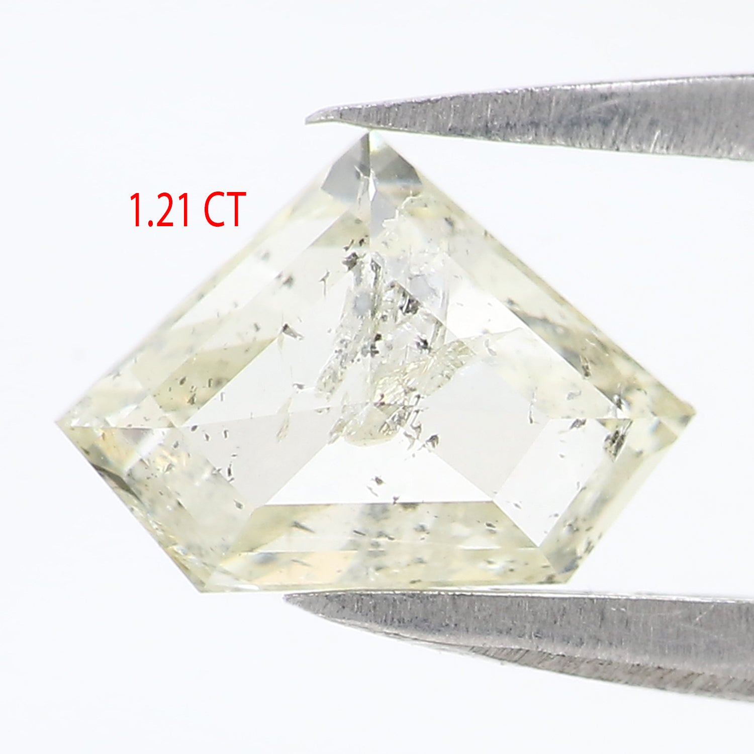 Natural Loose Shield Diamond White - J Color 1.21 CT 6.23 MM Shield Shape Rose Cut Diamond L2575