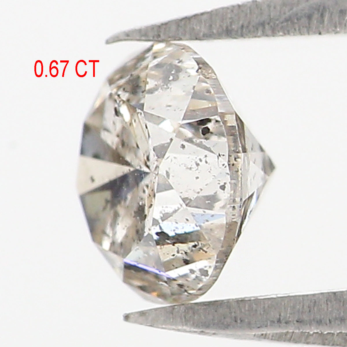Natural Loose Round Brilliant Cut Diamond White - F Color 0.67 CT 5.16 MM Round Shape Brilliant Cut Diamond KDL2654