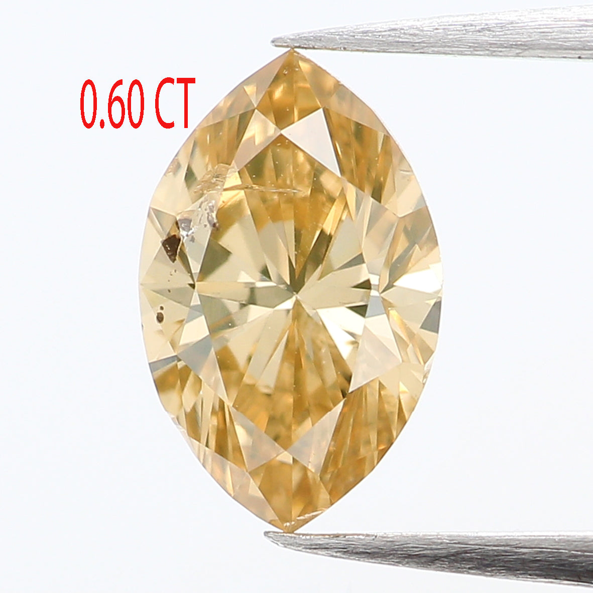 0.60 Ct Natural Loose Marquise Shape Diamond Champion Brown Color Diamond 7.10 MM Natural Loose Diamond Brown Marquise Cut Diamond LQ6080