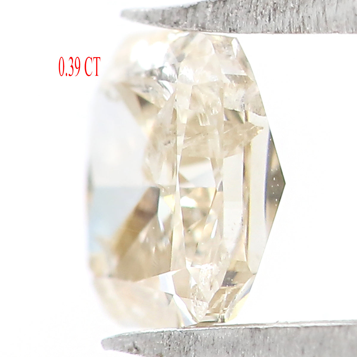 0.39 CT Natural Loose Cushion Shape Diamond Grey Color Cushion Cut Diamond 4.30 MM Natural Yellow Color Cushion Brilliant Cut Diamond LQ7452