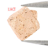 Natural Loose Rough Brown Grey Color Diamond 1.14 CT 5.10 MM Rough Shape Rose Cut Diamond KR1259