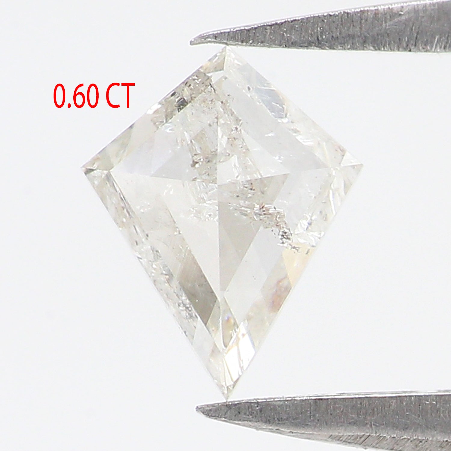 0.60 CT Natural Loose Kite Shape Diamond White - G Color Kite Cut Diamond 6.80 MM Natural Diamond White - G Kite Rose Cut Diamond QL2578
