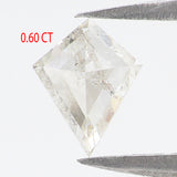 Natural Loose Kite Diamond White-H Color 0.60 CT 6.82 MM Kite Shape Rose Cut Diamond KDL2578