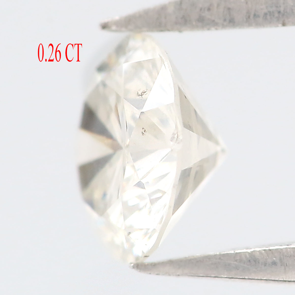 Natural Loose Round Brilliant Cut Diamond White - H Color 0.26 CT 4.15 MM Round Shape Rose Cut Diamond L2100