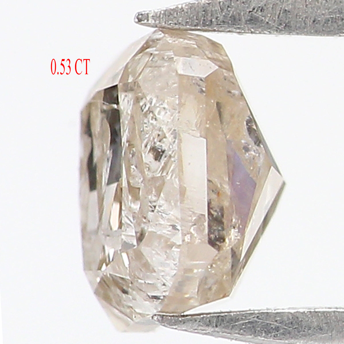 0.53 CT Natural Loose Cushion Shape Diamond Grey Color Cushion Cut Diamond 4.50 MM Natural Yellow Color Cushion Brilliant Cut Diamond LQ7447