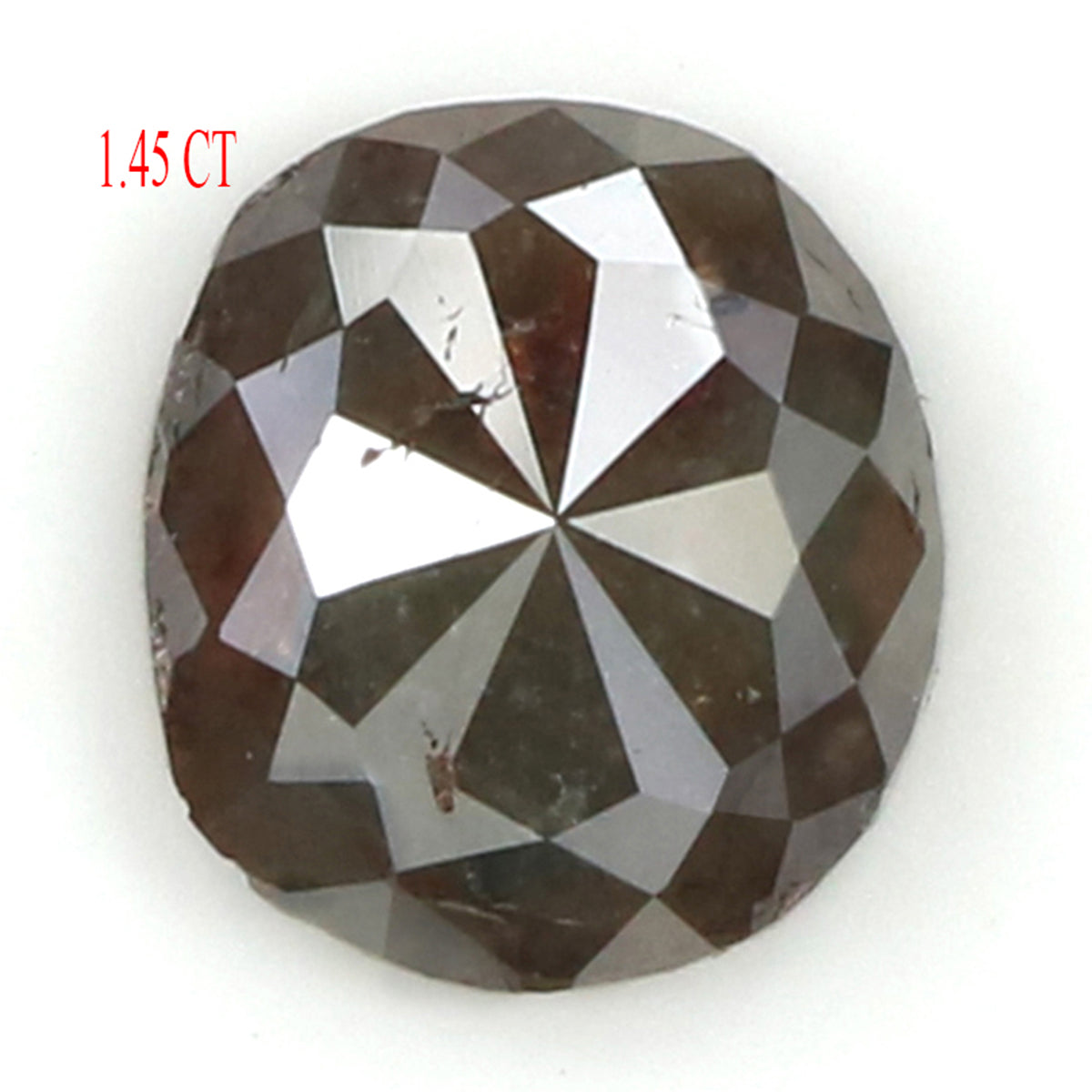 Natural Loose Cushion Brown Color Diamond 1.45 CT 7.90 MM Cushion Shape Rose Cut Diamond L7178
