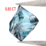 Natural Loose Rough Blue Color Diamond 0.85 CT 6.07 MM Rough Irregular Cut Diamond L2362