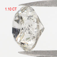 Natural Loose Round Brilliant Cut Diamond White - G Color 1.10 CT 6.22 MM Round Shape Brilliant Cut Diamond KDL2674