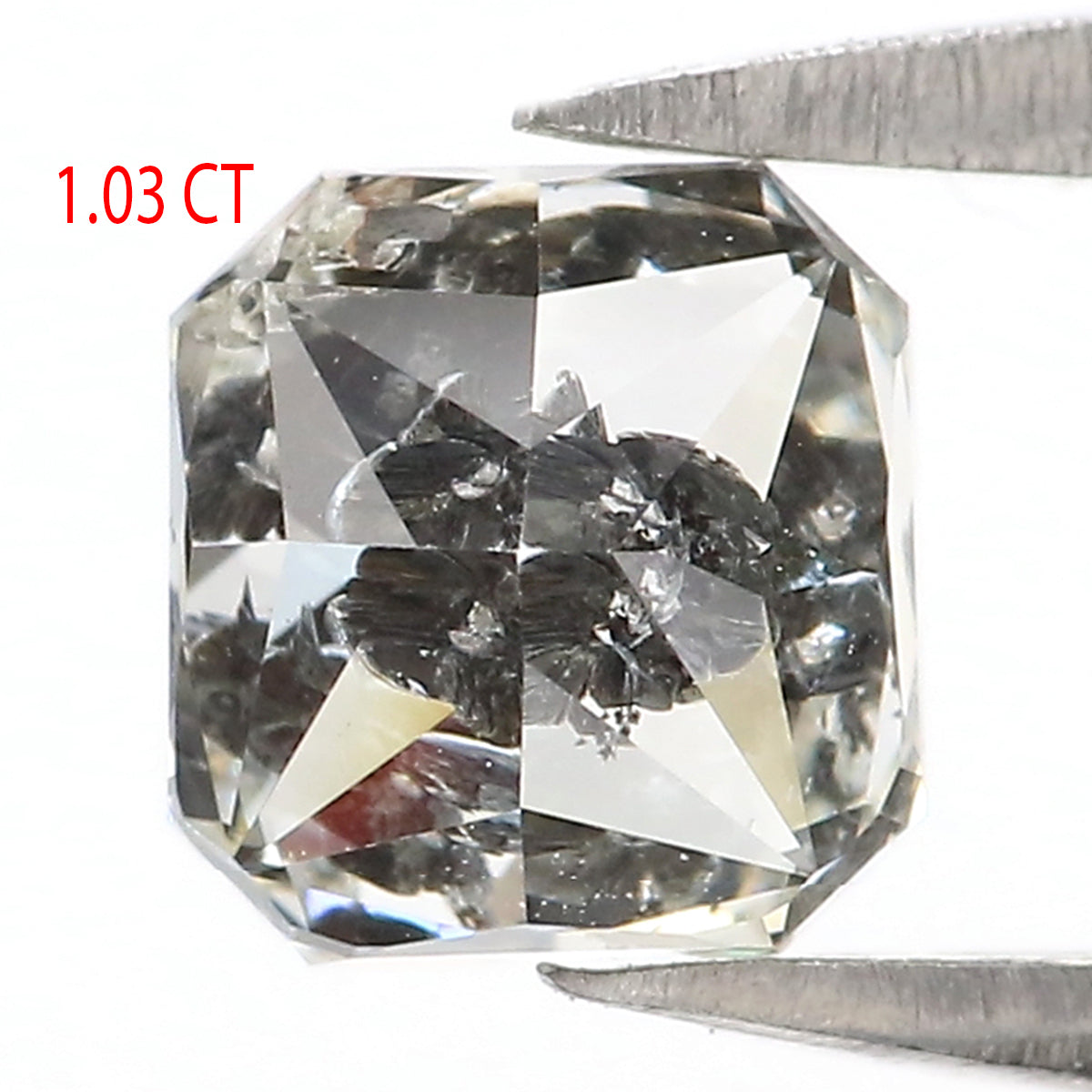 Natural Loose Radiant Diamond White - G Color 1.03 CT 5.58 MM Radiant Shape Brilliant Cut Diamond KDL2644