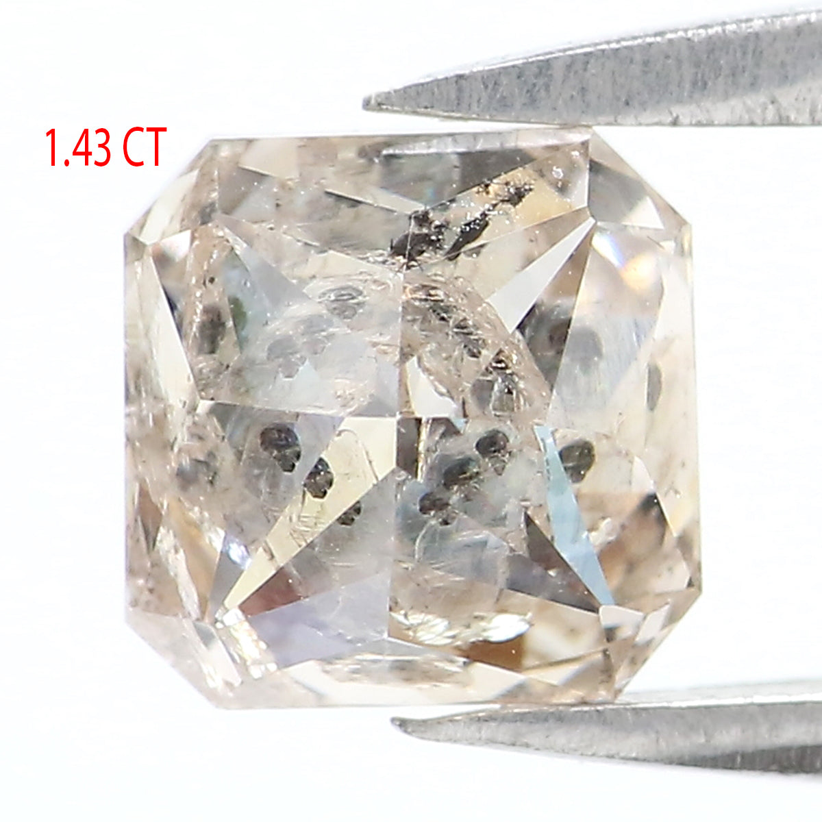 1.43 CT Natural Loose Radiant Shape Diamond White - I Color Radiant Cut Diamond 5.95 MM Natural Loose Radiant Brilliant Cut Diamond QL2662