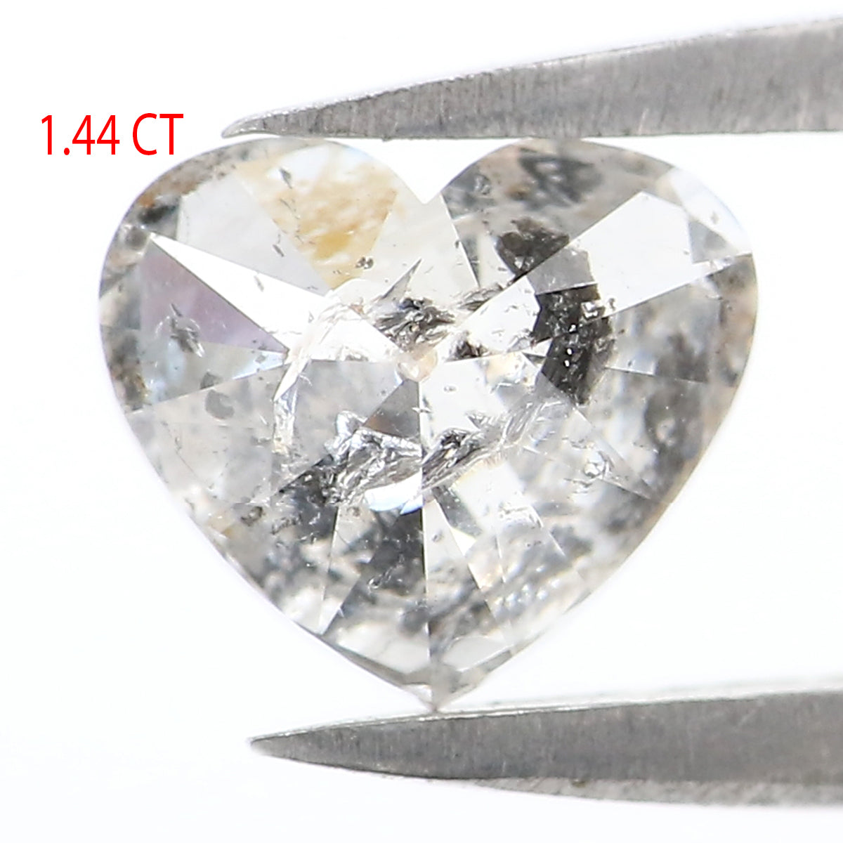 Natural Loose Heart Diamond White - G Color 1.44 CT 6.38 MM Heart Shape Brilliant Cut Diamond KDL2629