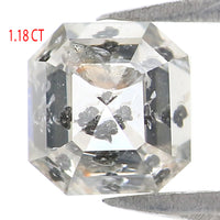 Natural Loose Emerald Shape White - G Color Diamond 1.18 CT 5.66 MM Emerald Shape Rose Cut Diamond KDL2627