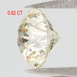 Natural Loose Round Brilliant Cut Diamond White - J Color 0.62 CT 5.28 MM Round Shape Brilliant Cut Diamond L2643