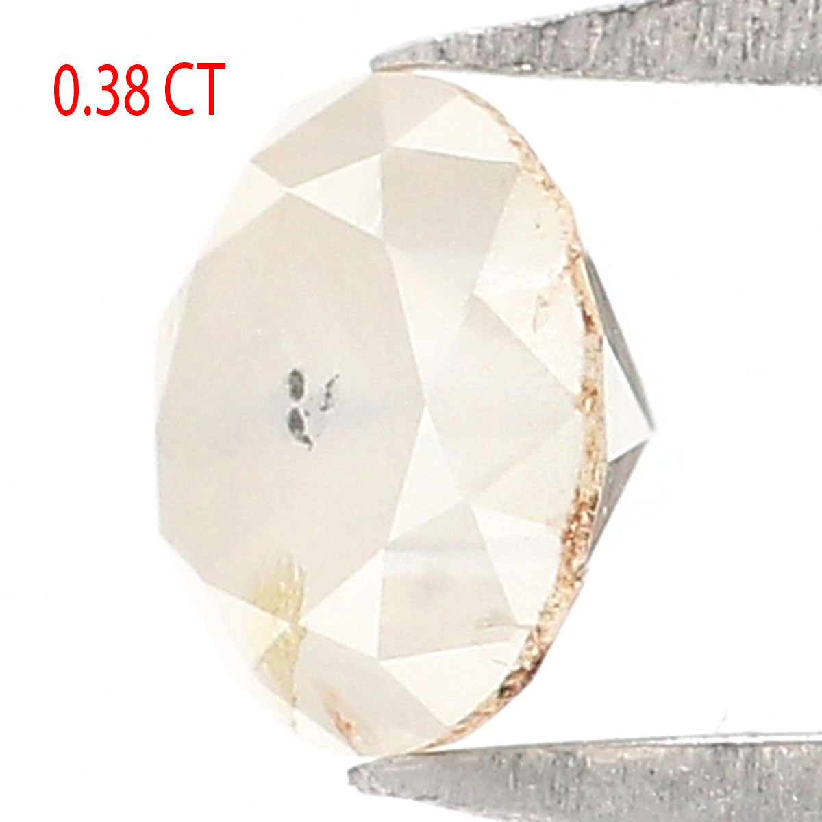 0.38 CT Natural Loose Round Diamond Grey Milky Color Diamond Natural Loose Diamond 4.40 MM Round Brilliant Cut Diamond Round Shape LQ6369