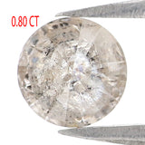 Natural Loose Round Brilliant Cut Diamond Grey Color 0.80 CT 5.88 MM Round Shape Brilliant Cut Diamond L2613