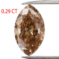 0.29 Ct Natural Loose Diamond, Marquise Diamond, Brown Diamond, Marquise Cut Diamond, Polished Diamond, Rose Cut Diamond L562