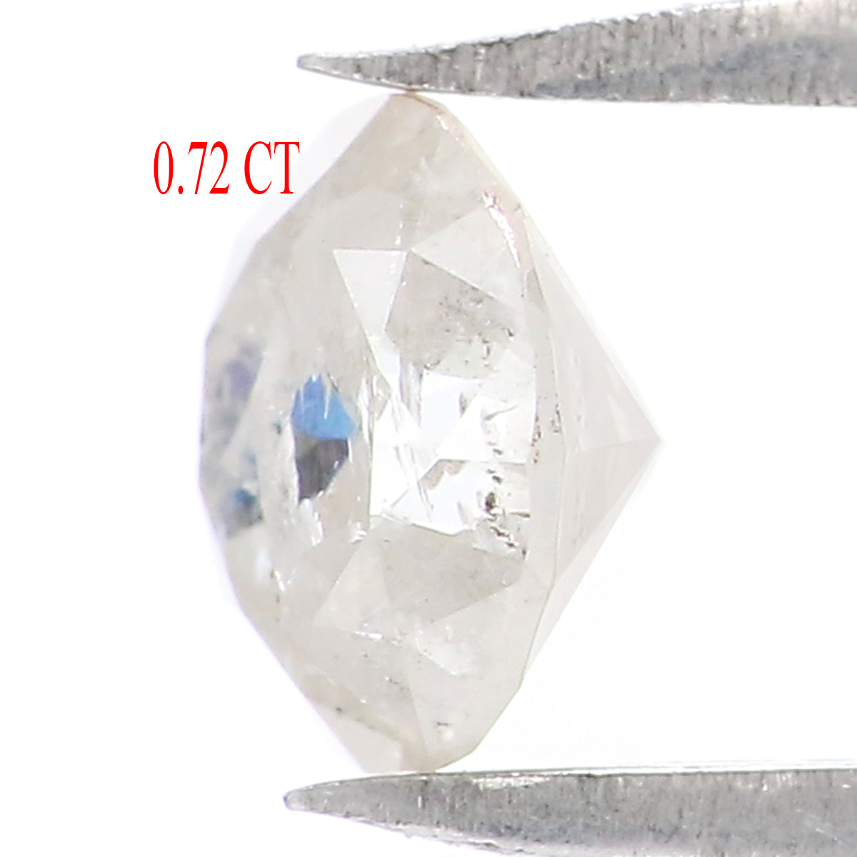 Natural Loose Round White Milky Color Diamond 0.72 CT 5.50 MM Round Shape Brilliant Cut Diamond KR1810