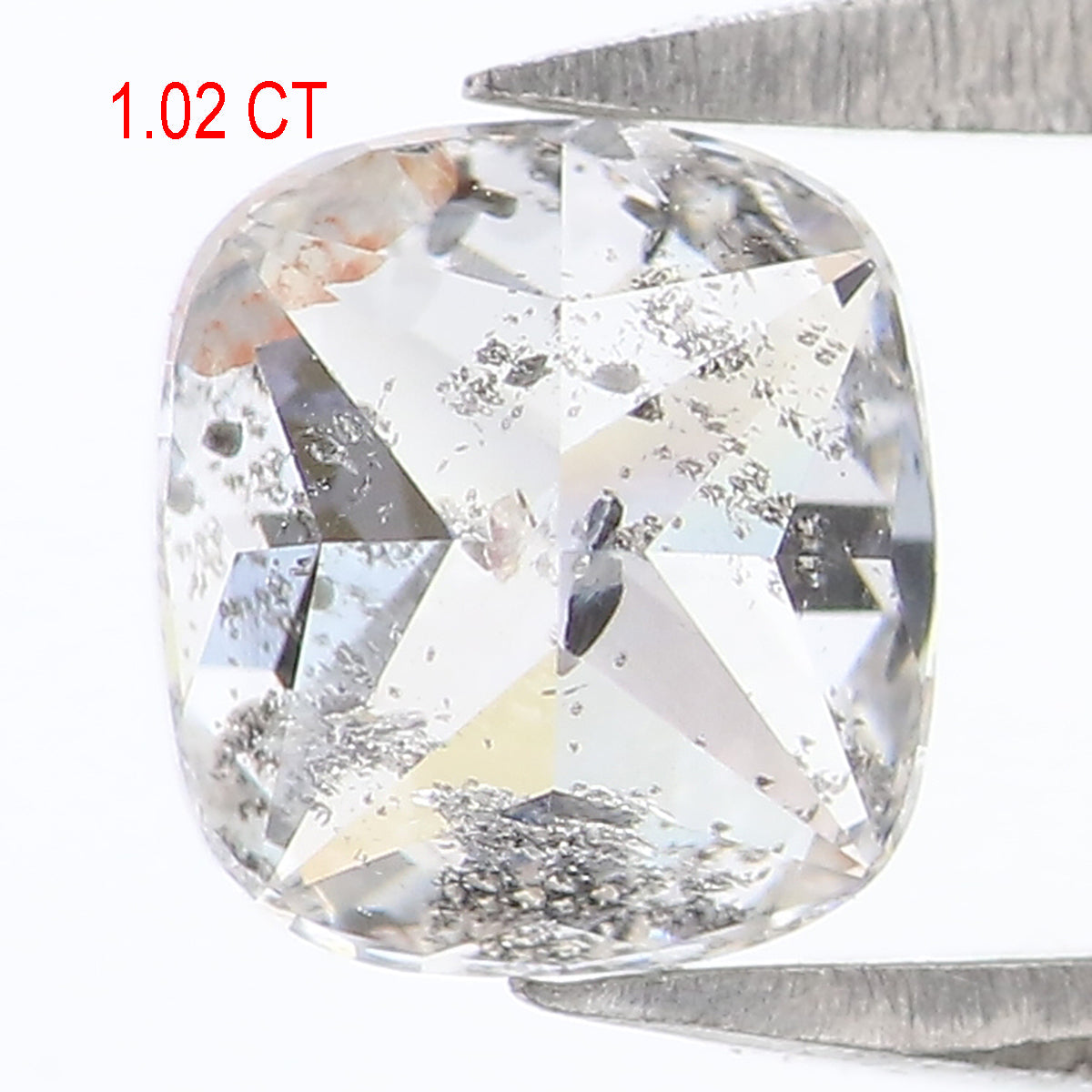 Natural Loose Cushion Diamond White - F Color 1.02 CT 5.78 MM Cushion Shape Rose Cut Diamond L2663