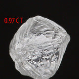 Natural Loose Rough White-F Color Diamond 0.97 CT 5.39 MM Rough Irregular Cut Diamond KDL2470