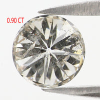 Natural Loose Round Brilliant Cut Diamond White - G Color 0.90 CT 5.79 MM Round Shape Brilliant Cut Diamond KDL2655