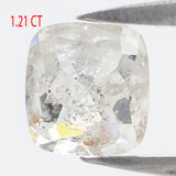 Natural Loose Cushion Diamond White - G Color 1.21 CT 5.97 MM Cushion Shape Rose Cut Diamond KDL2583