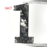 0.66 CT Natural Loose Diamond, Numeric One Diamond, Black Diamond, Antique Diamond, Real Diamond, Rustic Diamond, Polished Diamond, L670