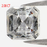 Natural Loose Radiant Diamond White - G Color 2.08 CT 6.33 MM Radiant Shape Rose Cut Diamond KDL2656