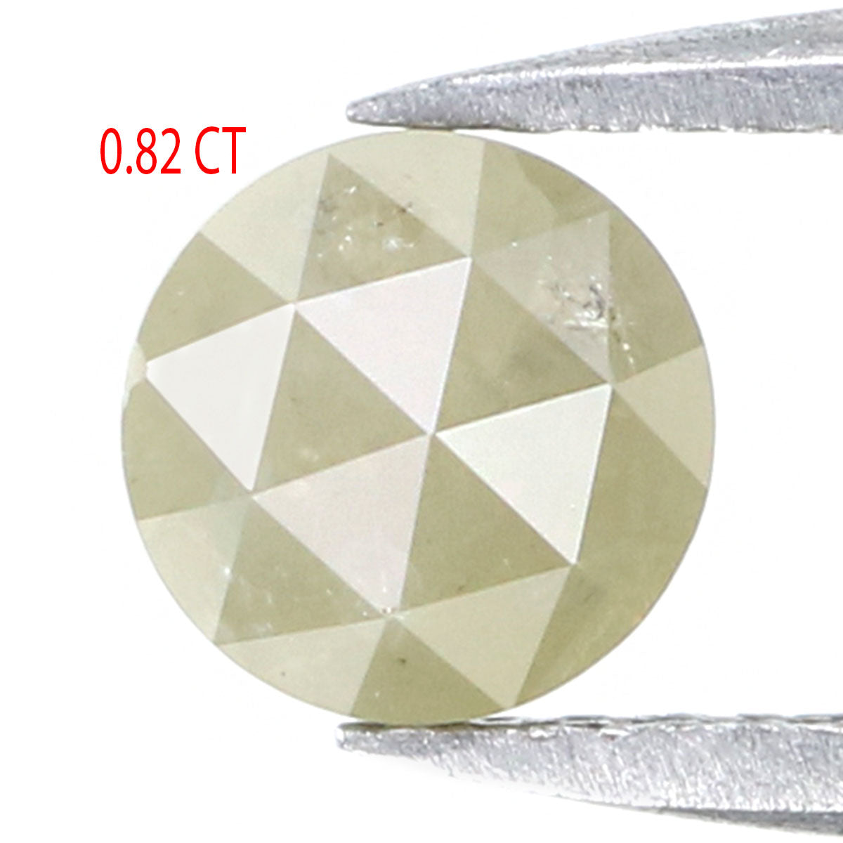 Natural Loose Rose Cut Diamond Grey Color 0.82 CT 5.30 MM Round Rose Cut Shape Diamond KR1902