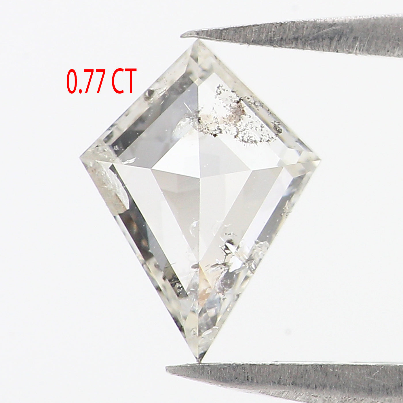 0.77 CT Natural Loose Kite Shape Diamond White - G Color Kite Cut Diamond 8.80 MM Natural Diamond White - G Kite Rose Cut Diamond QL2681