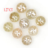Natural Loose Round Rose Cut Grey Brown Color Diamond 1.27 CT 3.00 MM Round Rose Cut Shape Diamond L6347