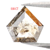 0.84 CT Natural Loose Shield Diamond Brown Color Diamond Natural Loose Diamond 6.90 MM Shield Rose Cut Diamond Shield Shape Diamond LQ7387