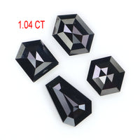 Natural Loose Mix Shape Black Color Diamond 1.04 CT 5.55 MM Mix Shape Rose Cut Diamond KDK2621