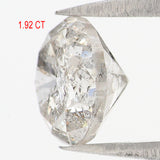 Natural Loose Round Brilliant Cut Diamond White - G Color 1.92 CT 7.40 MM Round Shape Brilliant Cut Diamond KDL2660
