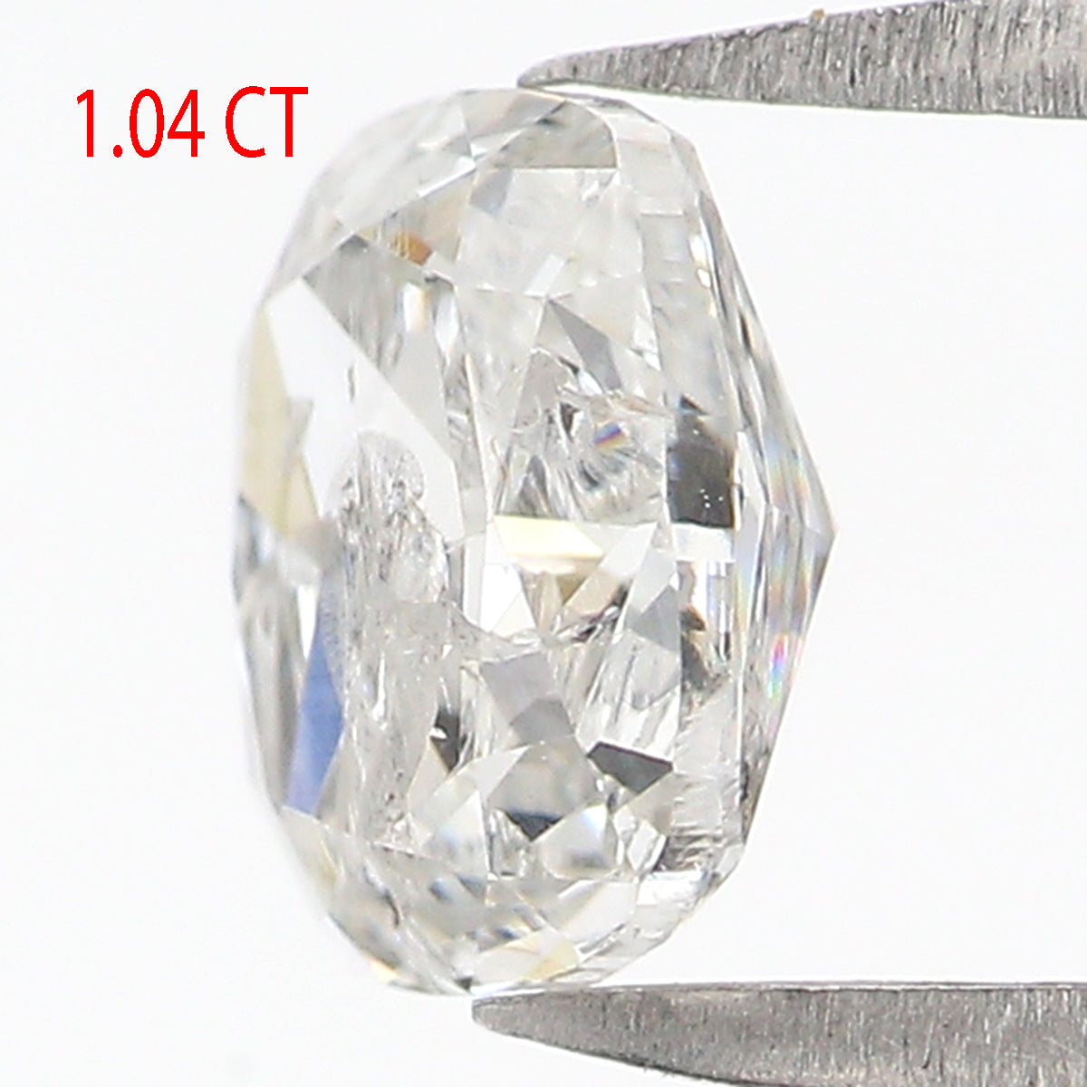 Natural Loose Cushion Diamond White - G Color 1.04 CT 6.10 MM Cushion Shape Rose Cut Diamond L2577