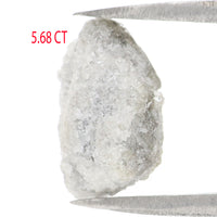 Natural Loose Rough Diamond Grey Color 5.68 CT 11.98 MM Rough Shape Diamond KDL2637