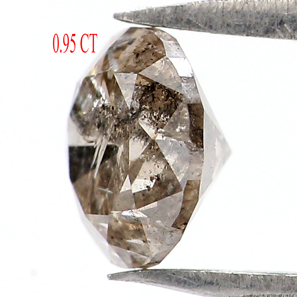 0.95 CT Natural Loose Round Shape Diamond Salt And Pepper Round Cut Diamond 6.00 MM Natural Loose Diamond Round Brilliant Cut Diamond LQ8368