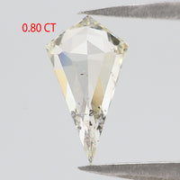 Natural Loose Kite Diamond White-J Color 0.80 CT 9.71 MM Kite Shape Rose Cut Diamond L2625