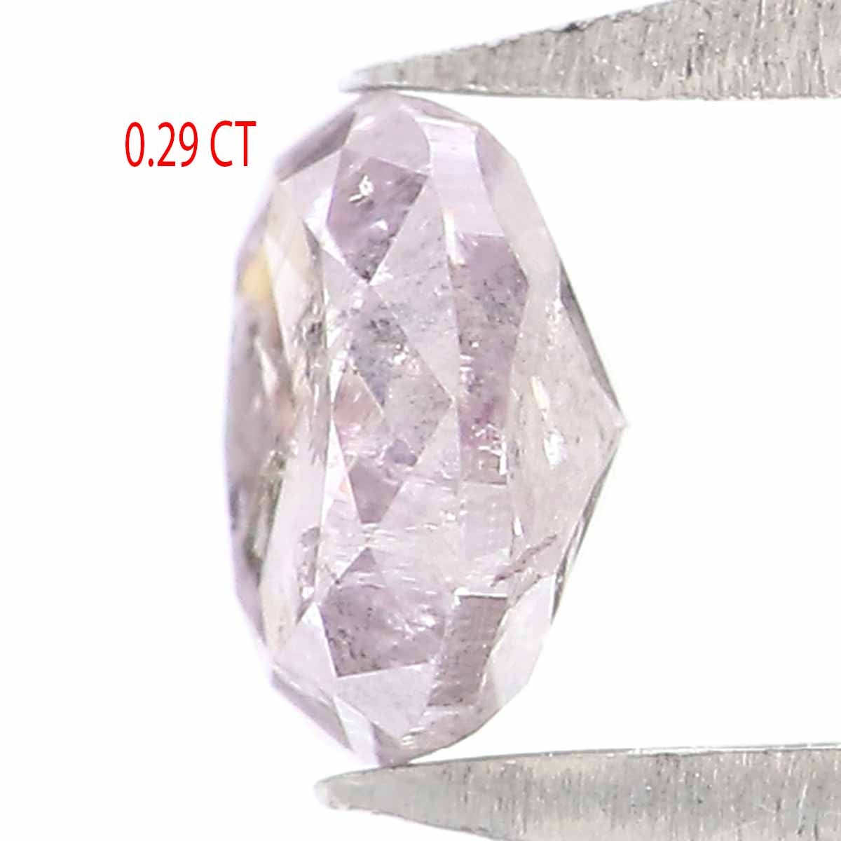 Natural Loose Oval Pink Color Diamond 0.29 CT 4.25 MM Oval Rose Cut Shape Diamond L6377