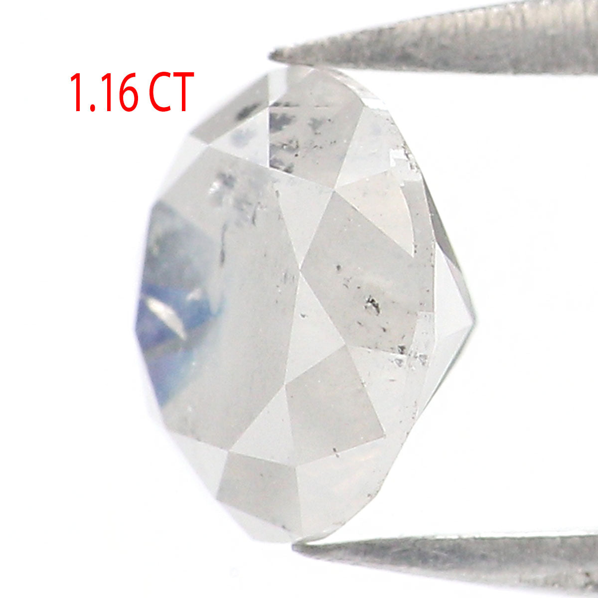 1.16 CT Natural Loose Round Shape Diamond Grey Color Round Cut Diamond 6.45 MM Natural Loose Diamond Round Brilliant Cut Diamond LQ2293