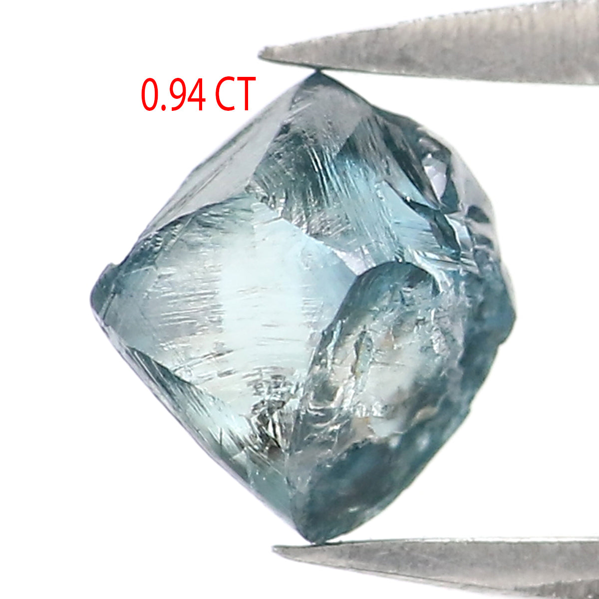 Natural Loose Rough Blue Color Diamond 0.94 CT 5.73 MM Rough Irregular Cut Diamond KDL2360