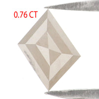 Natural Loose Kite Diamond Grey Color 0.76 CT 7.40 MM Kite Shape Rose Cut Diamond L7326