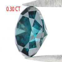 Natural Loose Round Blue Color Diamond 0.30 CT 4.22 MM Round Shape Brilliant Cut Diamond KR183