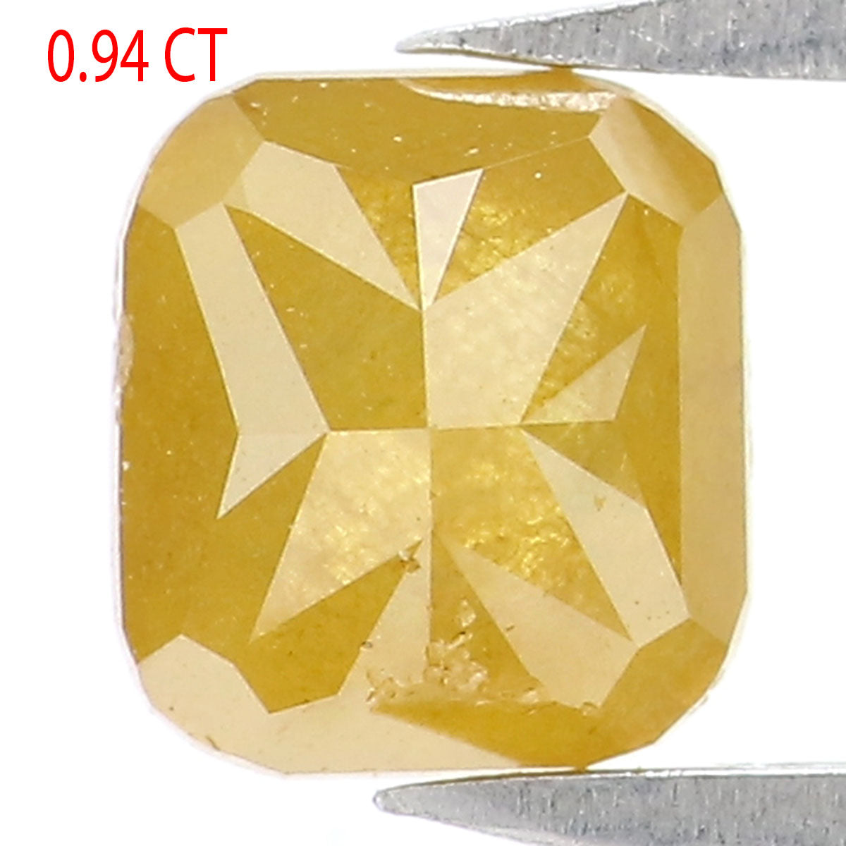 0.94 CT Natural Loose Cushion Shape Diamond Yellow Color Cushion Diamond 5.30 MM Natural Yellow Color Cushion Brilliant Cut Diamond LQ7242