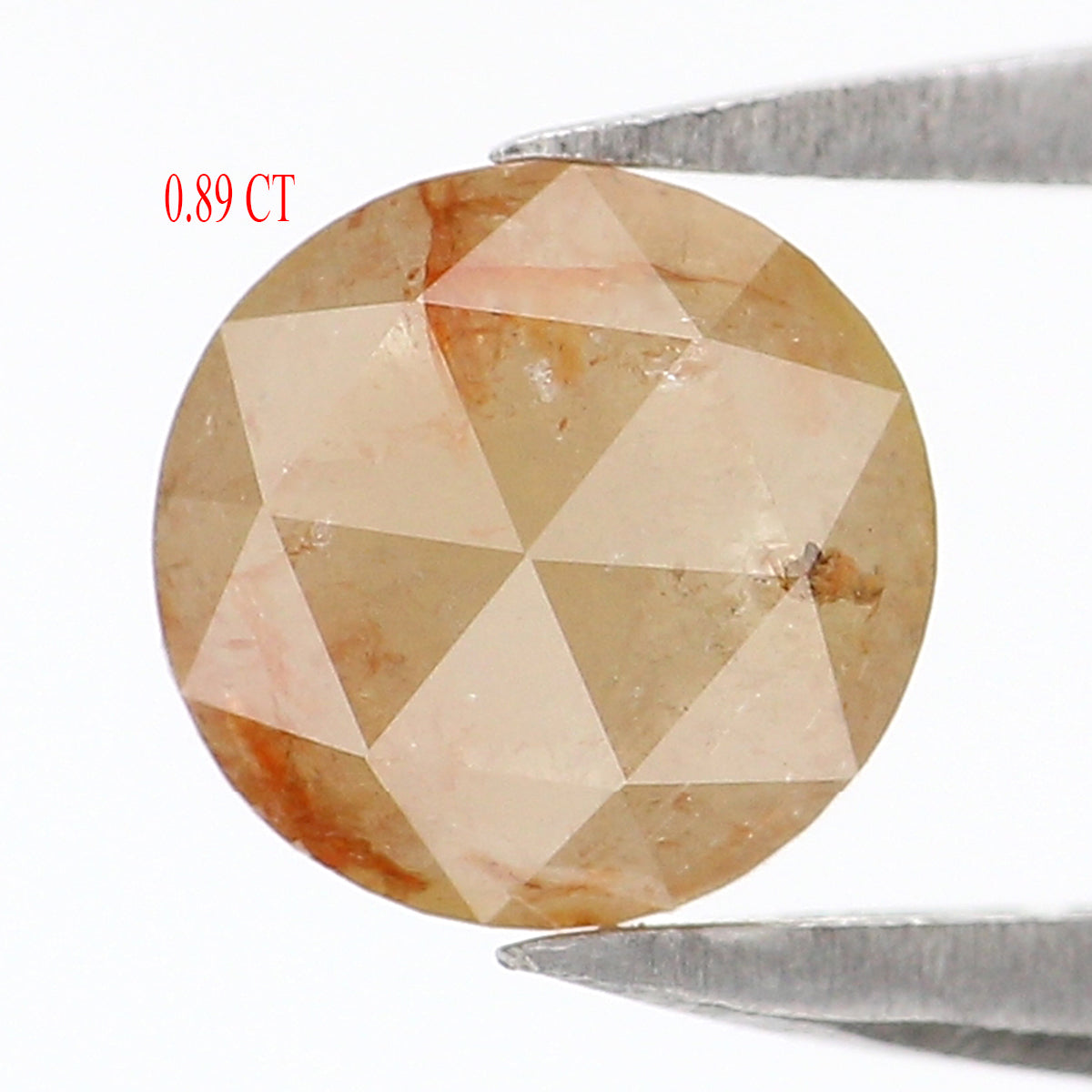 0.89 CT Natural Loose Round Rose Cut Diamond Yellow Color Round Shape Diamond 5.75 MM Natural Loose Gray Color Round Rose Cut Diamond LQ8867